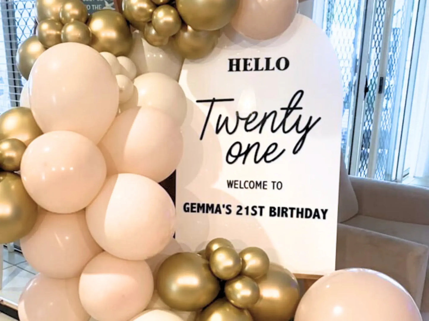 Personalised Event Welcome Sign Personalised Gift personalised gift custom laser engraving