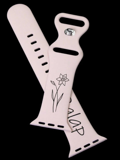 Personalised Laser Engraved Apple Watch Band Personalised Gift personalised gift custom laser engraving