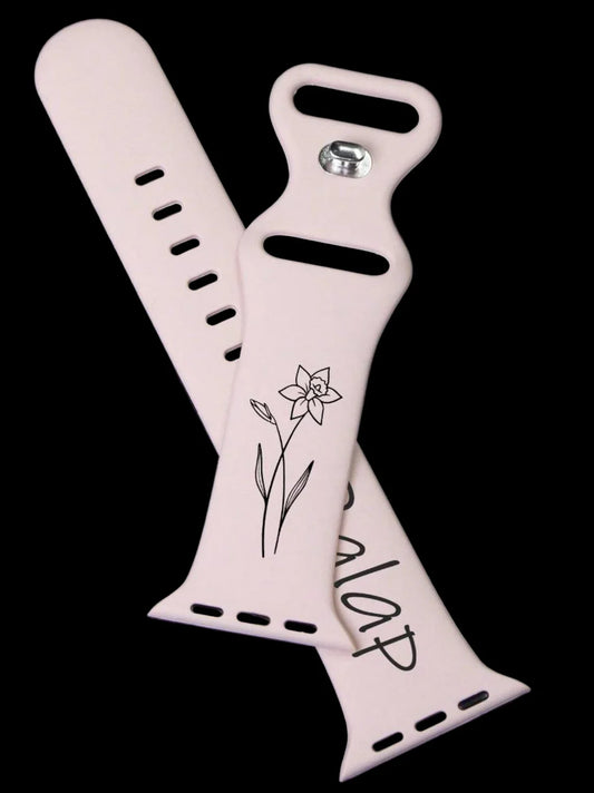 Personalised Laser Engraved Apple Watch Band Personalised Gift personalised gift custom laser engraving