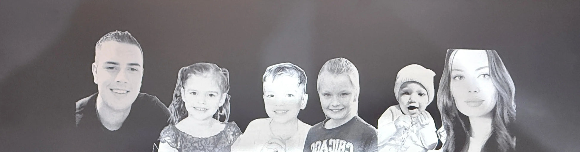 Custom Laser Engraved Family Photos Personalised Gift personalised gift custom laser engraving