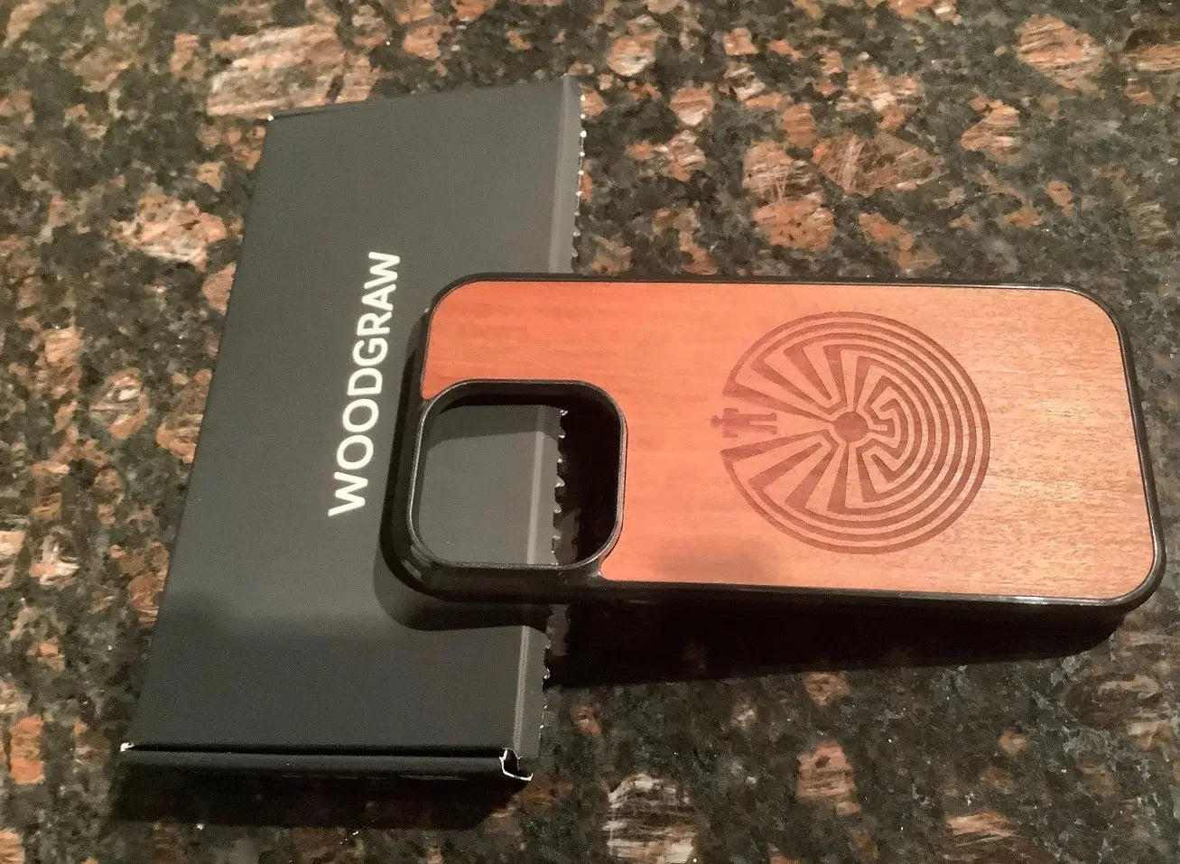 Personalised Wooden iPhone Case – Custom Laser Engraved personalised gift custom laser engraving