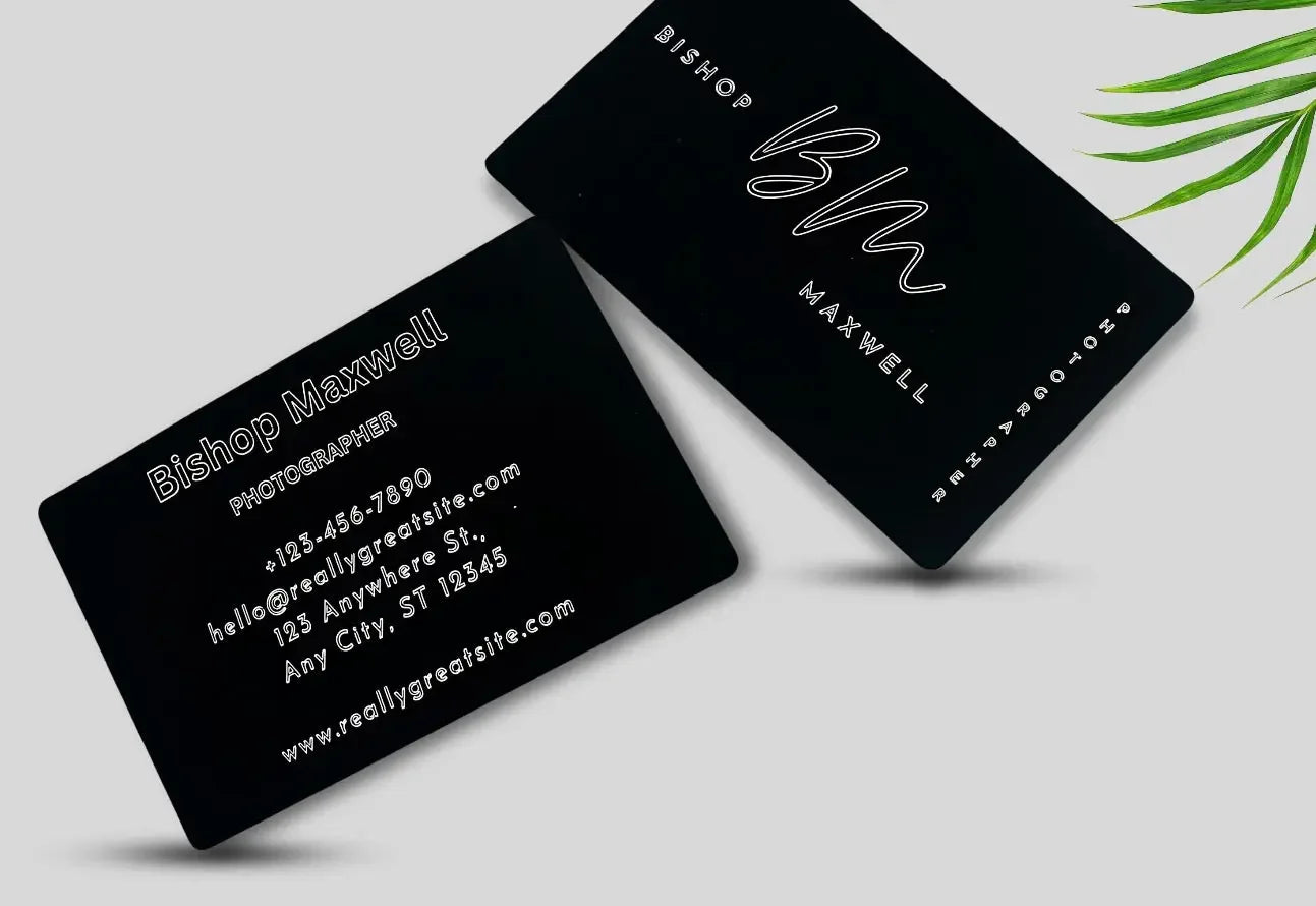 Personalised Metal Business Cards – Custom Laser Engraved personalised gift custom laser engraving