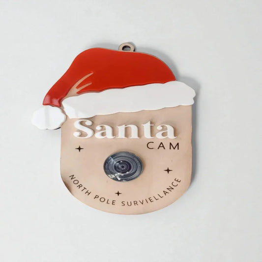 Santa Cam North Pole Surveillance Personalised Gift personalised gift custom laser engraving